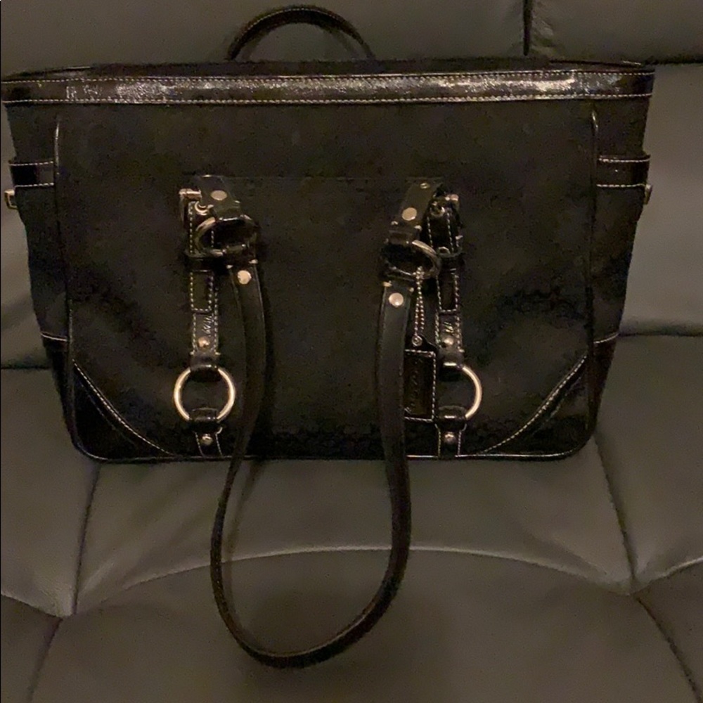 Coach versatile tote bag